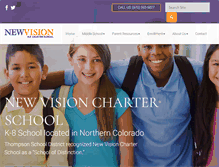 Tablet Screenshot of newvisioncharterschool.org